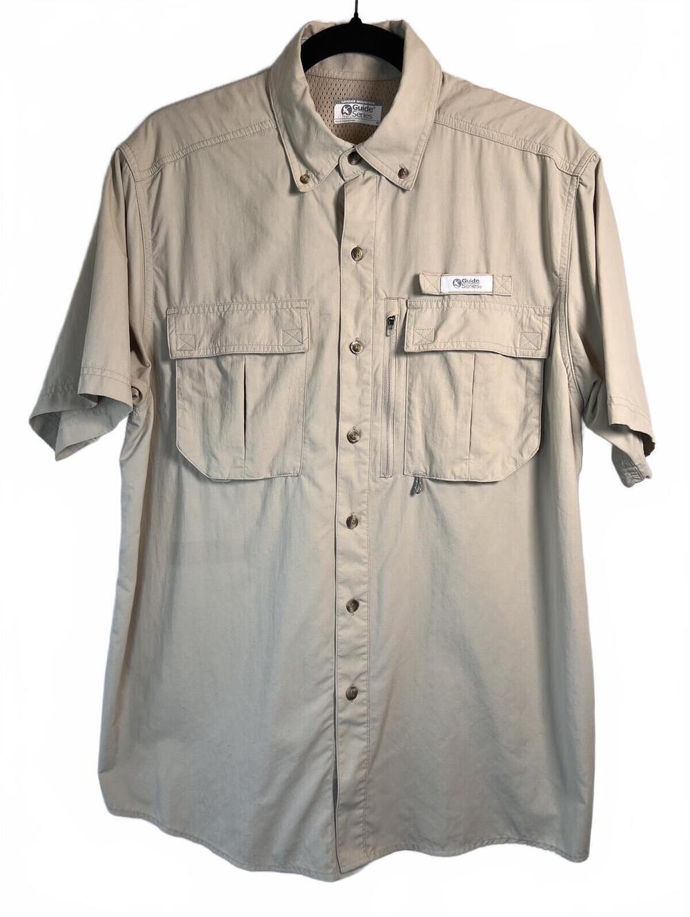 Gander Mountain Guide Series Men's Short Sleeve Button-Up Shirt, Size M